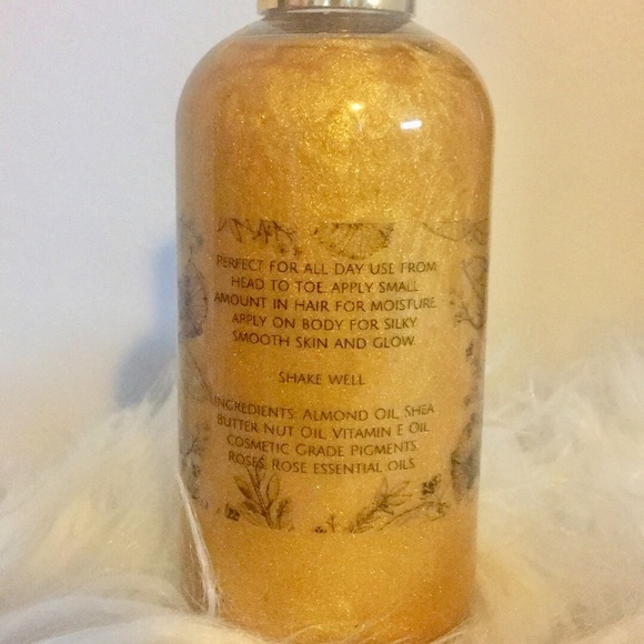 Perfuneddreams Makeup Egyptian Dust Body Shimmer Oil Liquid Gold